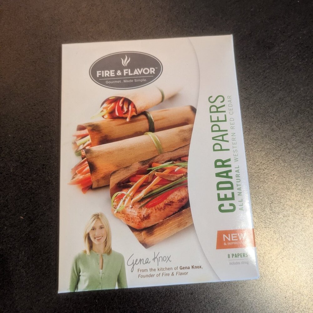 Fire & Flavor Cedar Grilling Papers 10 Count - 3/$10